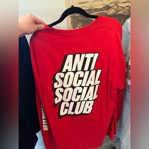 Mens Anti Social Social club shirt